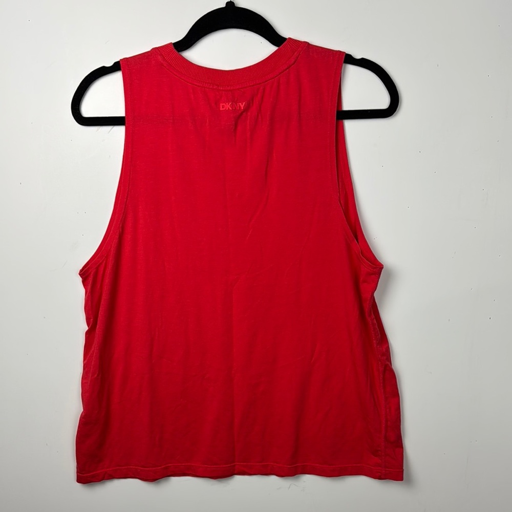 DKNY SPORT Red Tank Top NWT SZ XL - Picture 7 of 9
